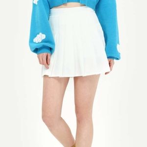 NWOT White Cider Tennis Skirt
